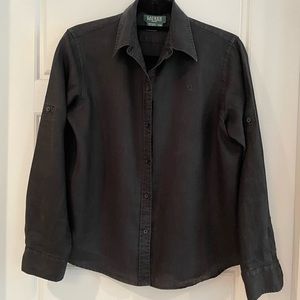 Vintage Lauren by Ralph Lauren Linen Button Down